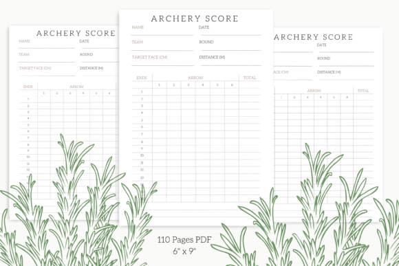 Download Archery Score Log Book 110 Pages - Book Collection